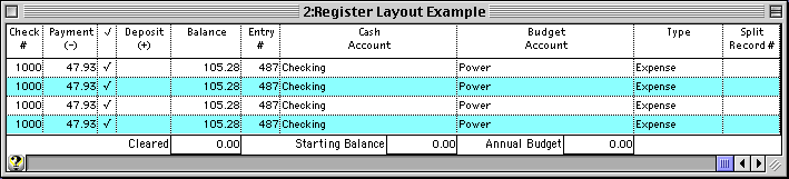 Register Layout Example a4 image